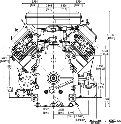 Small Engine Surplus 385777-0007 Briggs &amp; Stratton 21 HP ...